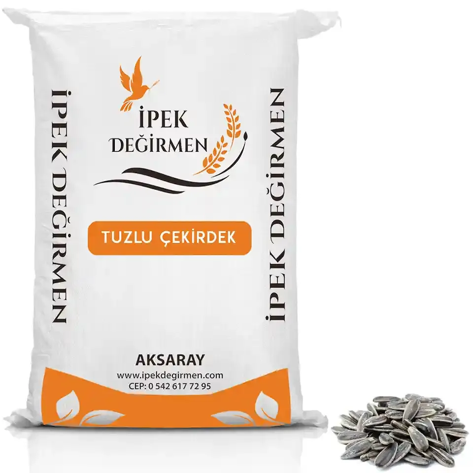 İpek Değirmen Siyah Ay Çekirdeği Kavrulmuş Tuzlu Çekirdek 25 KG