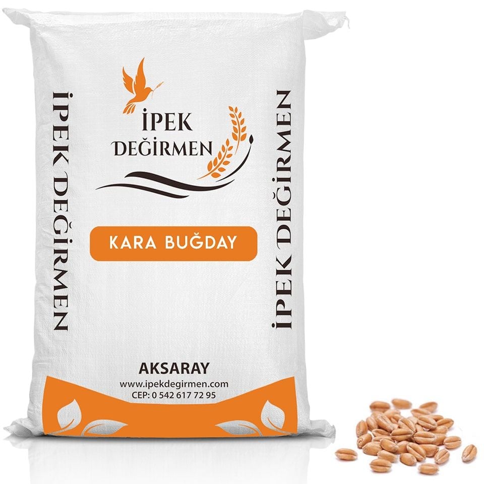 İpek Değirmen Kara Buğday Tavuk Güvercin Kuş Yemi 25 KG