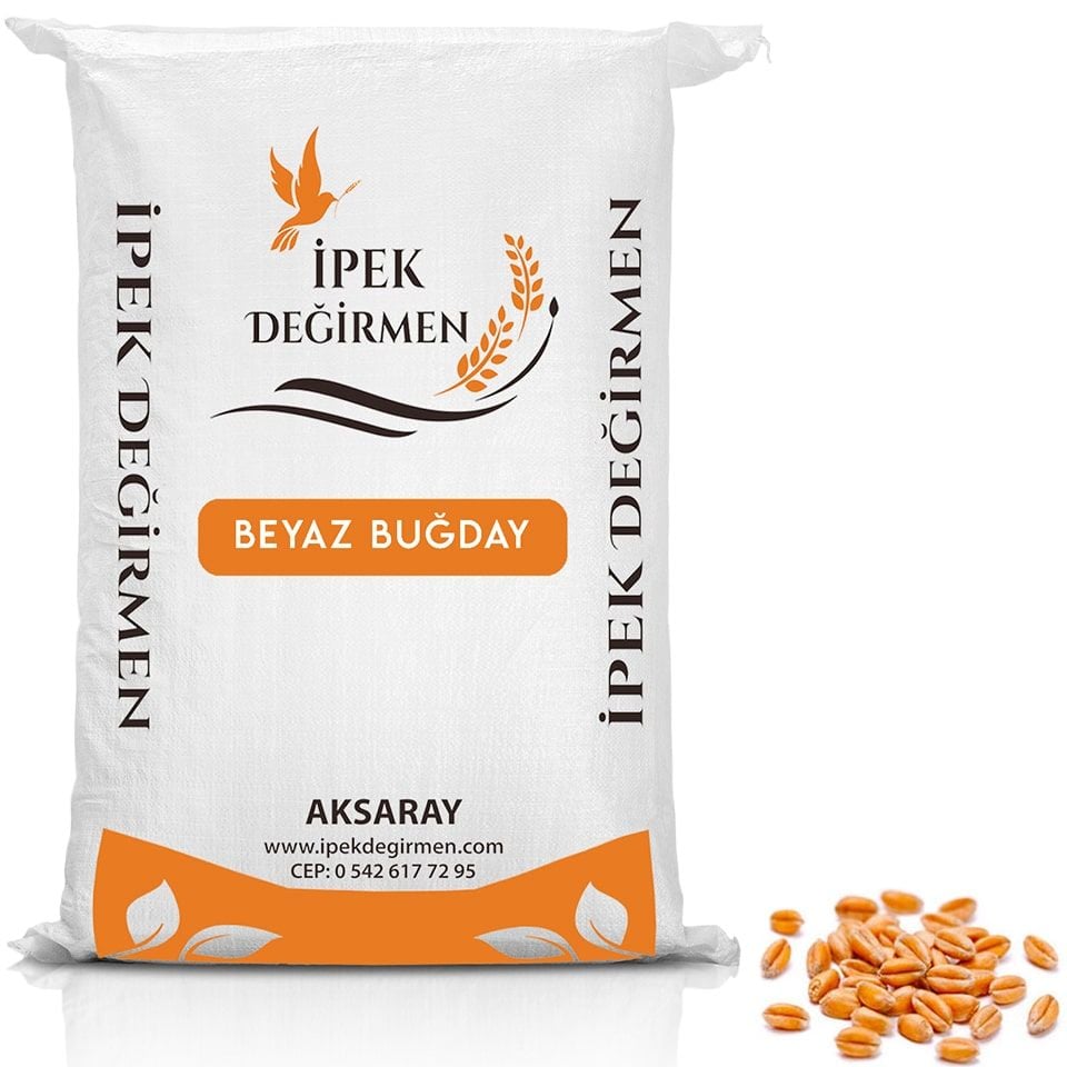 İpek Değirmen Yemlik Beyaz Buğday Tavuk Güvercin Yemi 25 KG