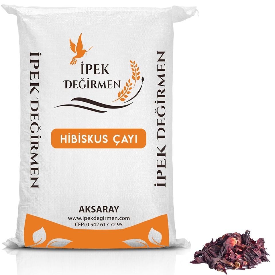 İpek Değirmen Hibiskus Çayı Doğal Kurutulmuş Bitki Çayı 100 GR