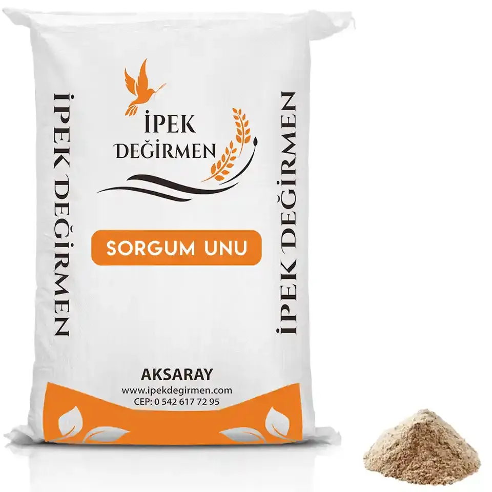 İpek Değirmen Glutensiz Sorgum Unu Sorgum Tohum Tozu 25 KG