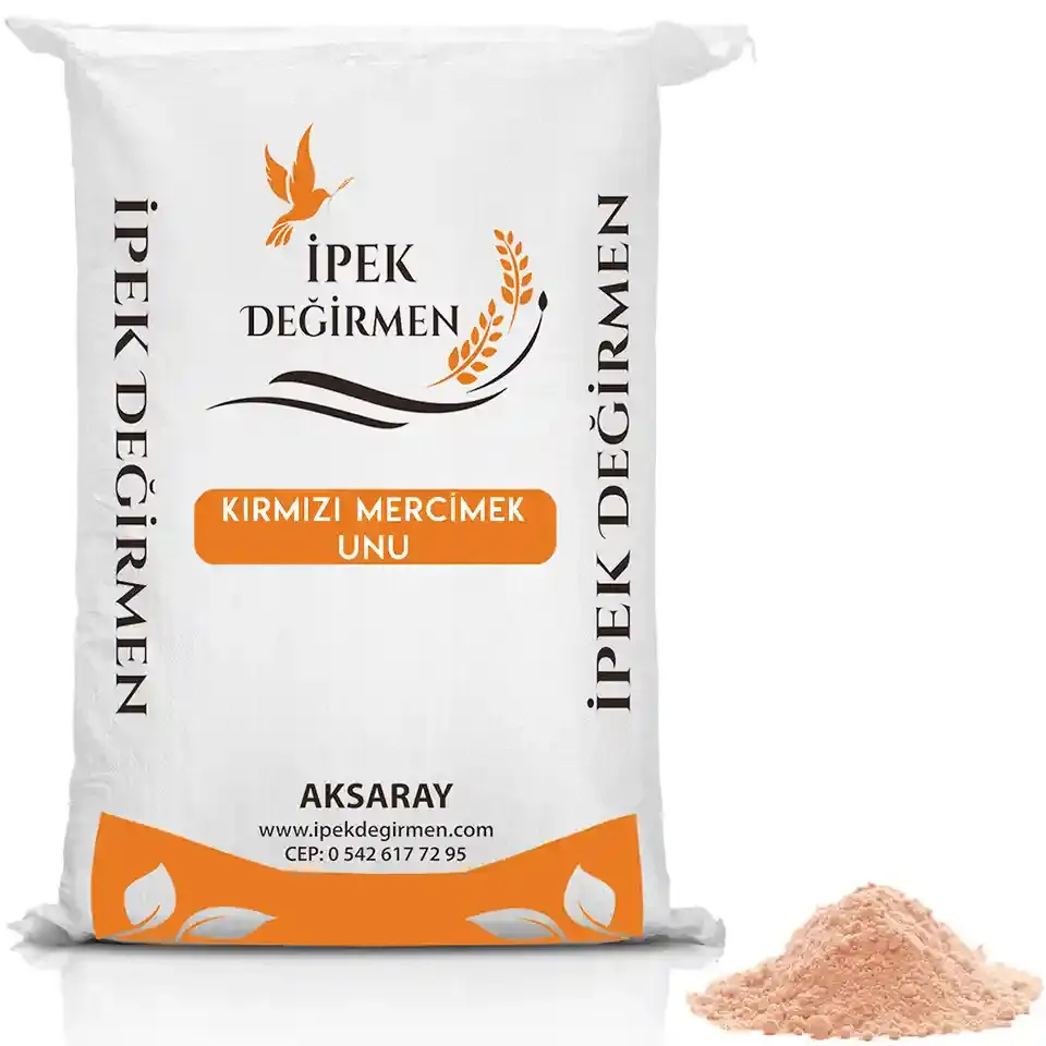 İpek Değirmen Glutensiz Kırmızı Mercimek Unu Taş Değirmen Unu