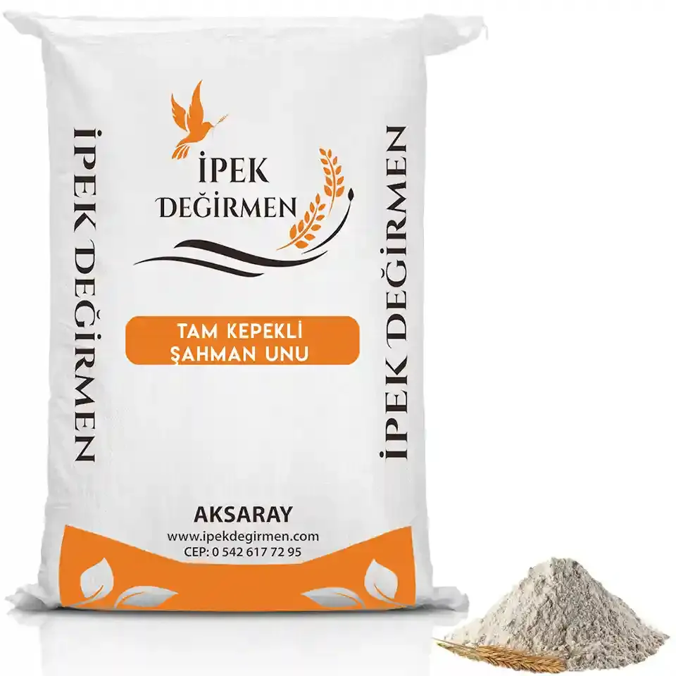 İpek Değirmen Tam Kepekli Şahman Tam Buğday Unu Taş Değirmen Unu