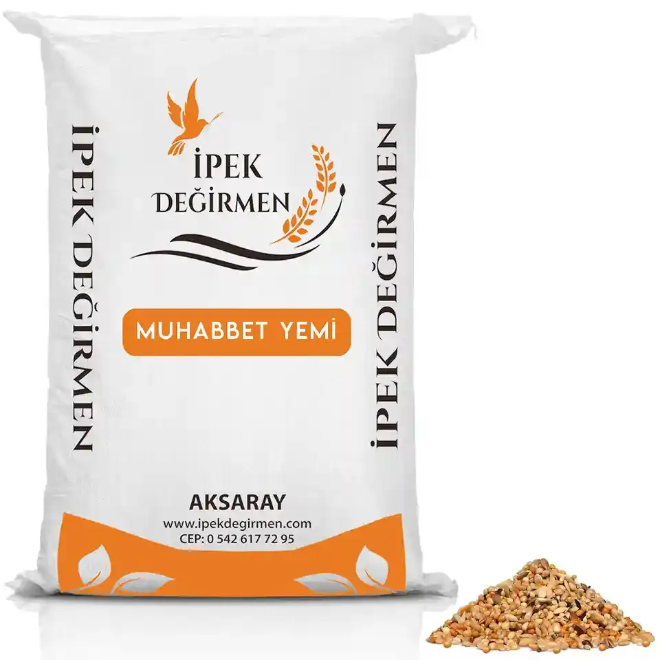 İpek Değirmen Elenmiş Tozsuz Karışık Muhabbet Kuş Yemi