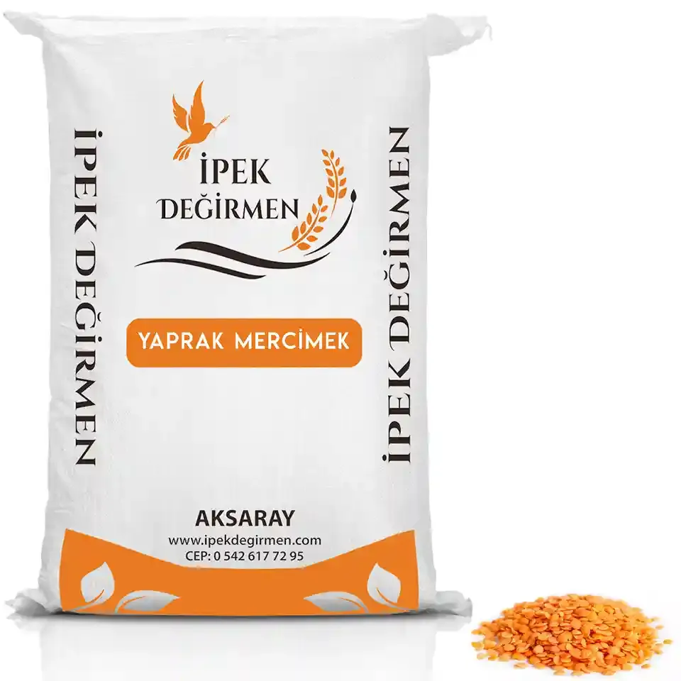 İpek Değirmen Doğal Yöresel Kırmızı Yaprak Mercimek 10 KG