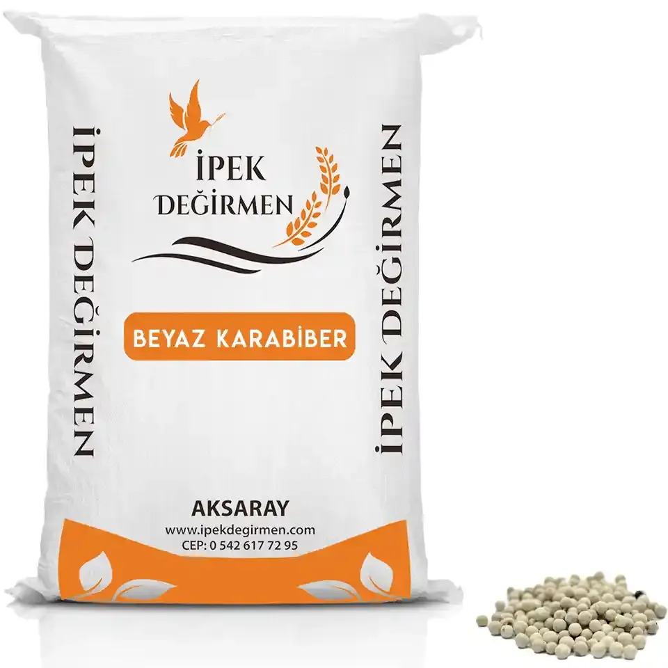 İpek Değirmen Ak Biber Beyaz Karabiber Elenmiş İri Tane