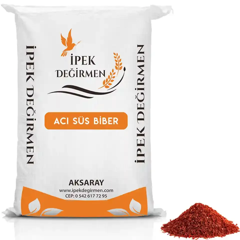 İpek Değirmen Çok Acı Süs Biber Pul Biber