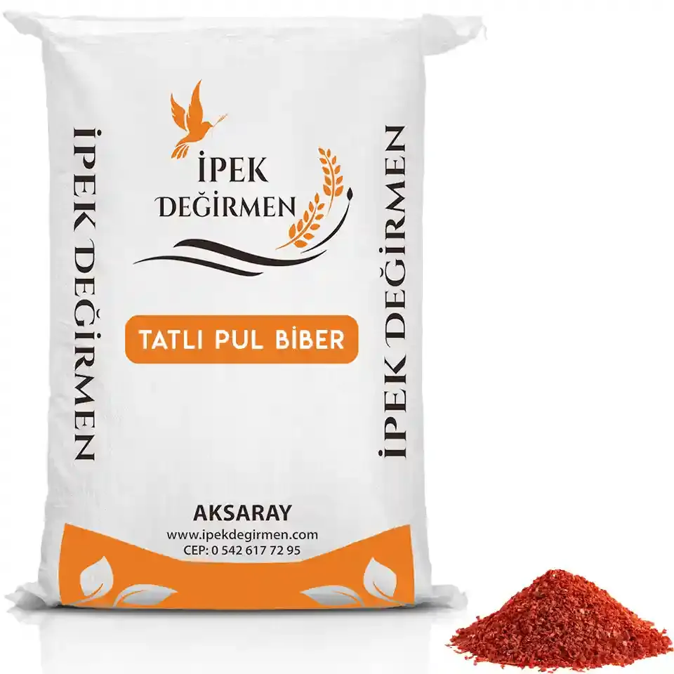 İpek Değirmen Güneşte Kurutulmuş Tatlı Pul Biber