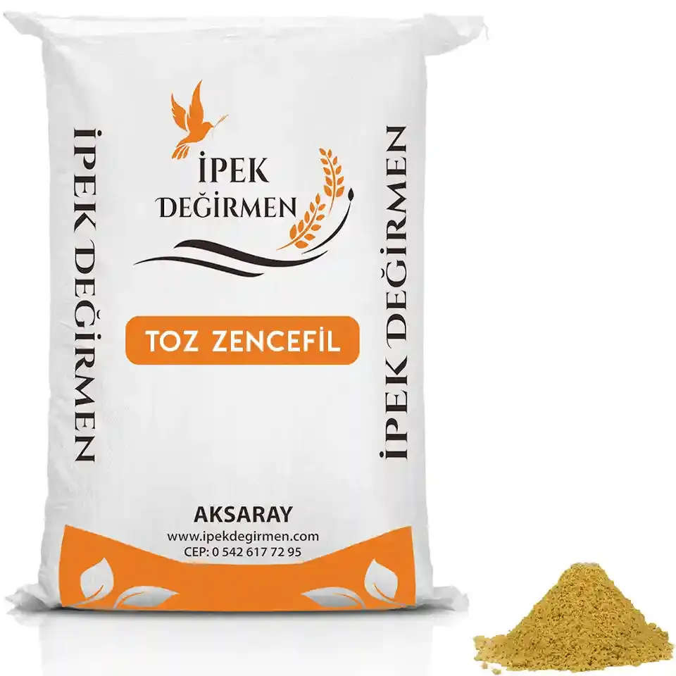 İpek Değirmen Toz Zencefil Taze Öğütülmüş Katkısız